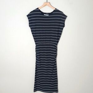 Athleta Horizons Striped Casual Dress